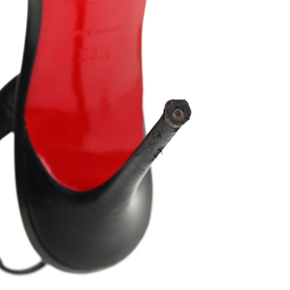 Christian Louboutin Calfskin Calamijane 100 Pumps 37 Black 8 of 19