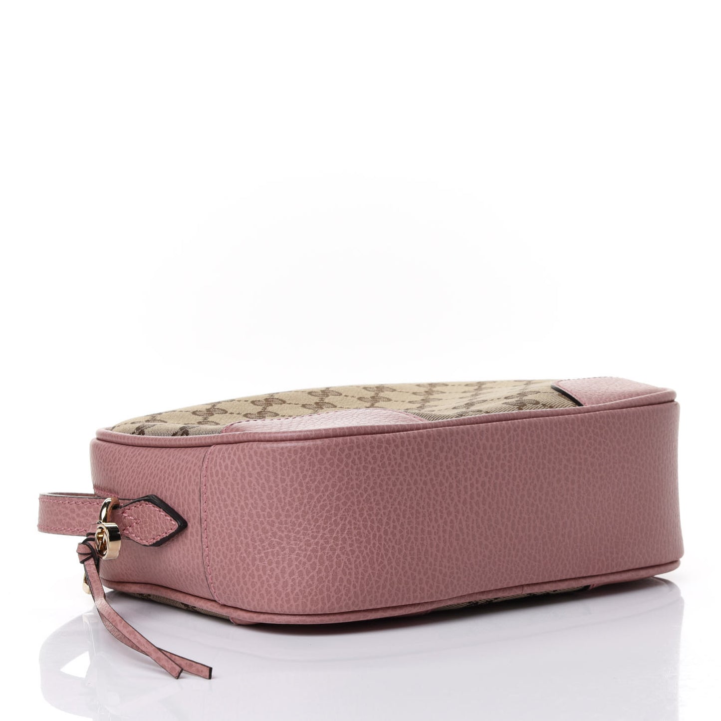 Monogram Mini Bree Messenger Bag Beige Soft Pink