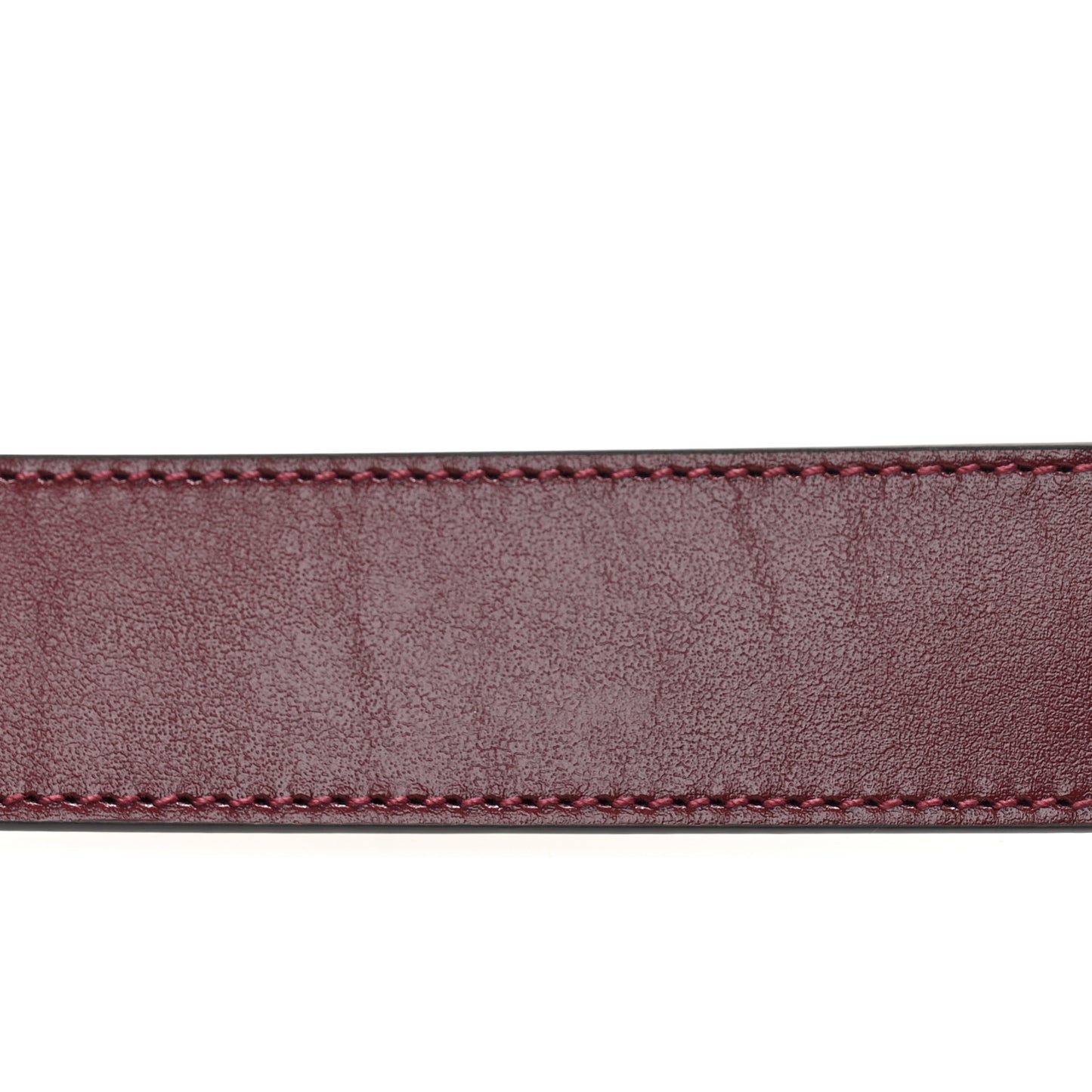 Plutone Calfskin Double G 30mm Belt 110 44 Rosso