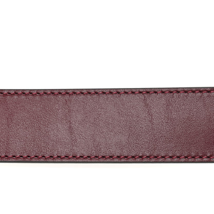 Gucci Plutone Calfskin Double G 30mm Belt 110 44 Rosso 6 of 7