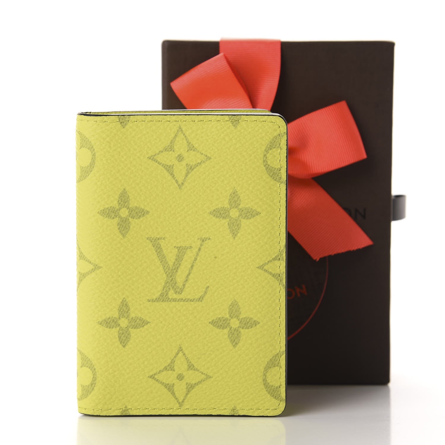 Louis Vuitton Monogram Taiga Pocket Organizer Yellow 7 of 7