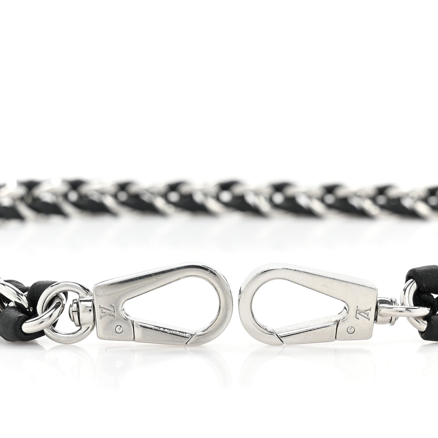 Louis Vuitton Calfskin Bella Tote Chain Strap Black 3 of 3