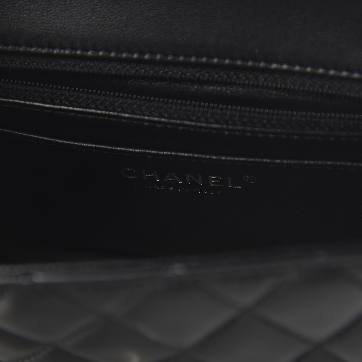 Chanel Lambskin Quilted Mini Rectangular Flap Black 8 of 11