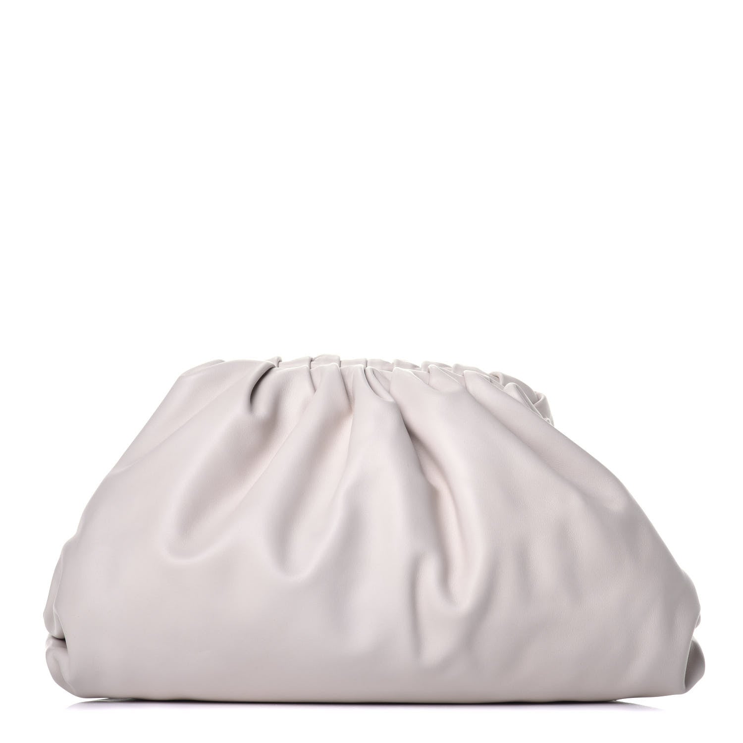 Bottega Veneta Smooth Butter Calf The Pouch Oversized Clutch Mist 1 of 8