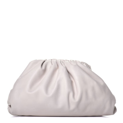 Bottega Veneta Smooth Butter Calf The Pouch Oversized Clutch Mist 1 of 8