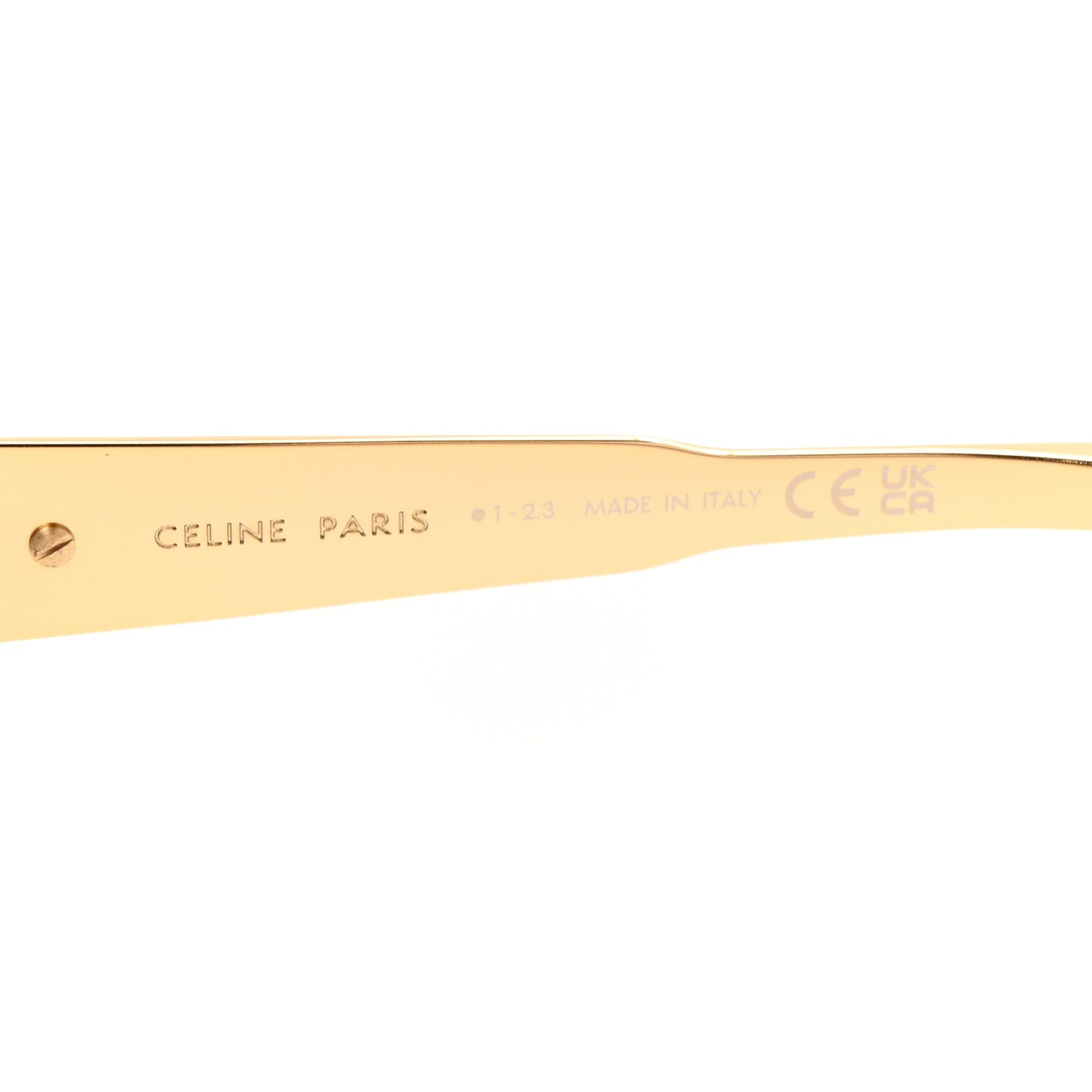 Metal Triomphe 01 Sunglasses CL40235U Gold Green