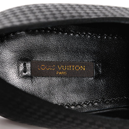Louis Vuitton Mens Damier Braided Grosgrain Boogie Nights Derby Shoes 11 7 of 8