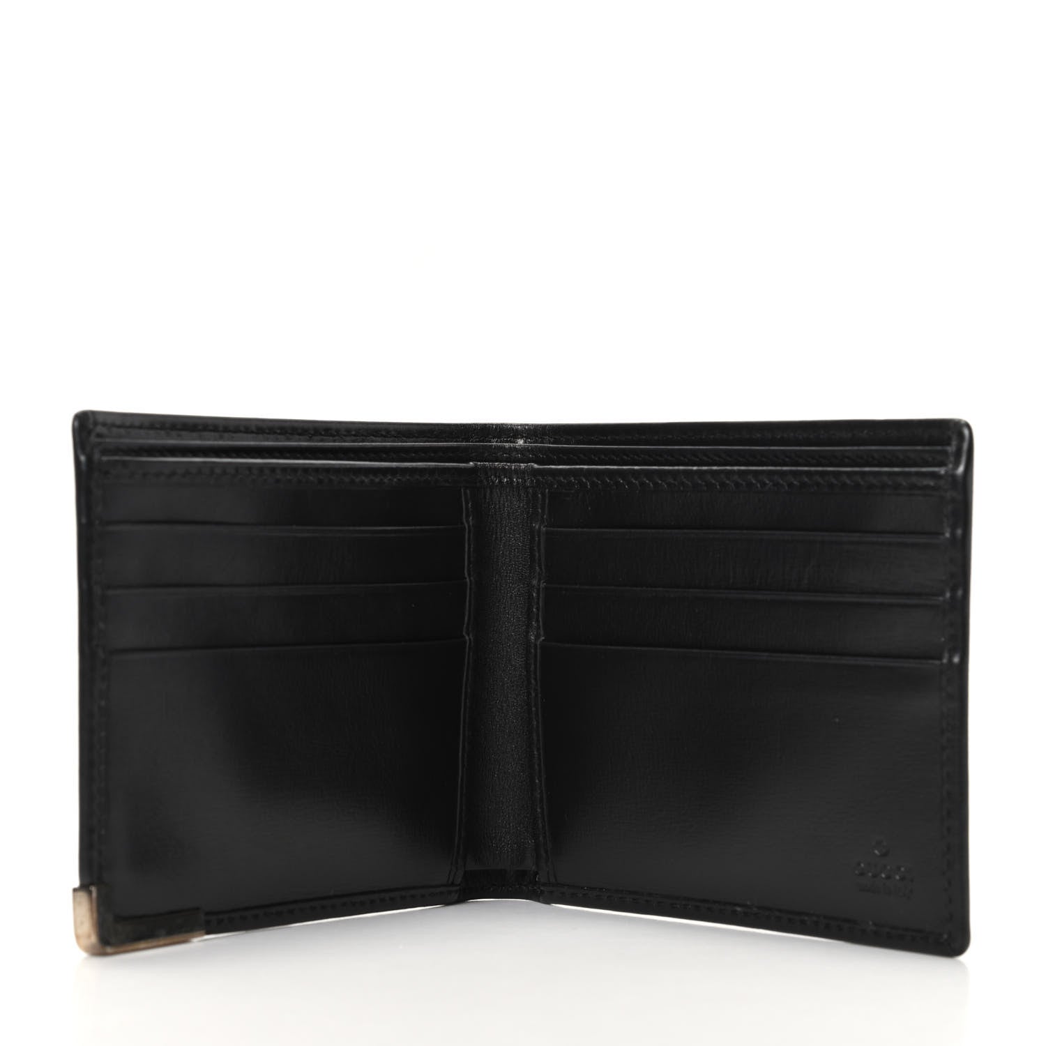 Gucci Calfskin Bi-Fold Wallet Black 5 of 7