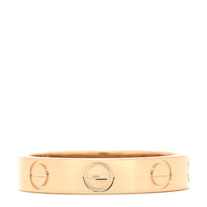 Cartier 18K Yellow Gold 3.5mm LOVE Wedding Band Ring 48 4.5 1 of 5