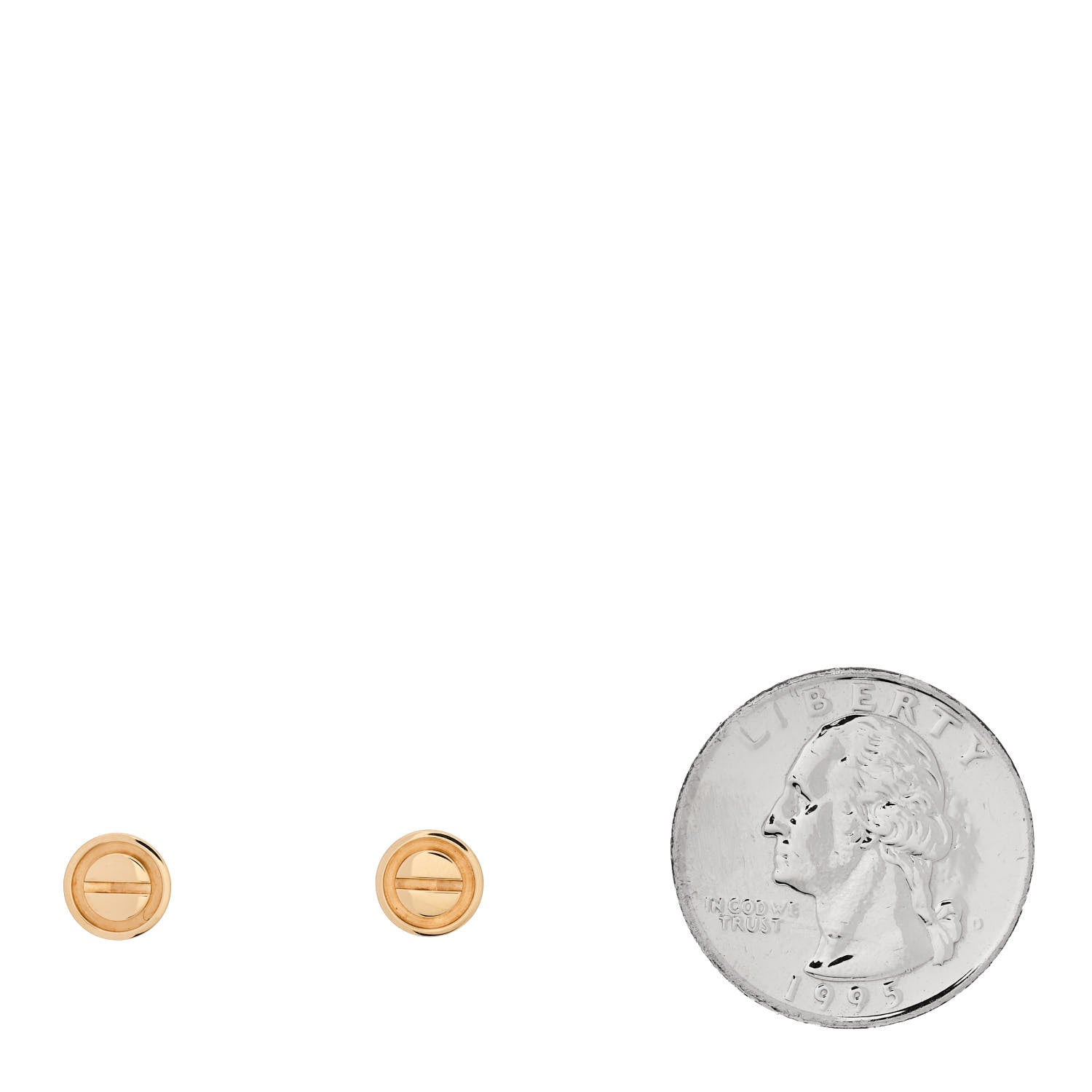 Cartier 18K Yellow Gold LOVE Earrings 2 of 5