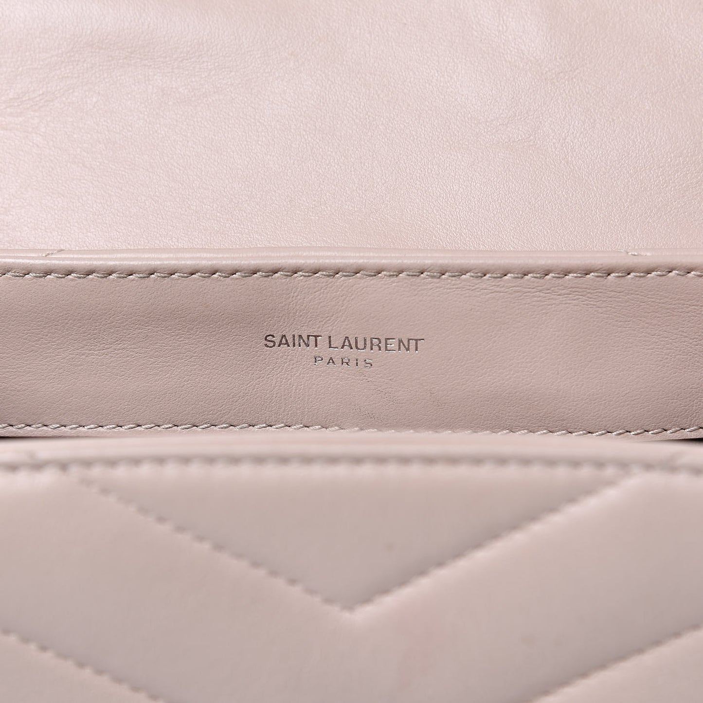 Calfskin Y Quilted Monogram Toy Loulou Crossbody Bag Nude Powder