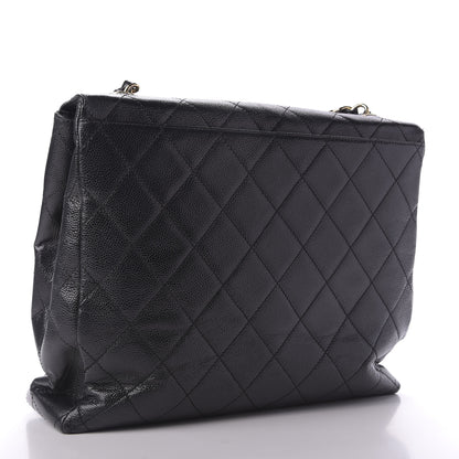 Chanel Caviar Quilted Single Flap Black 3 of 14
