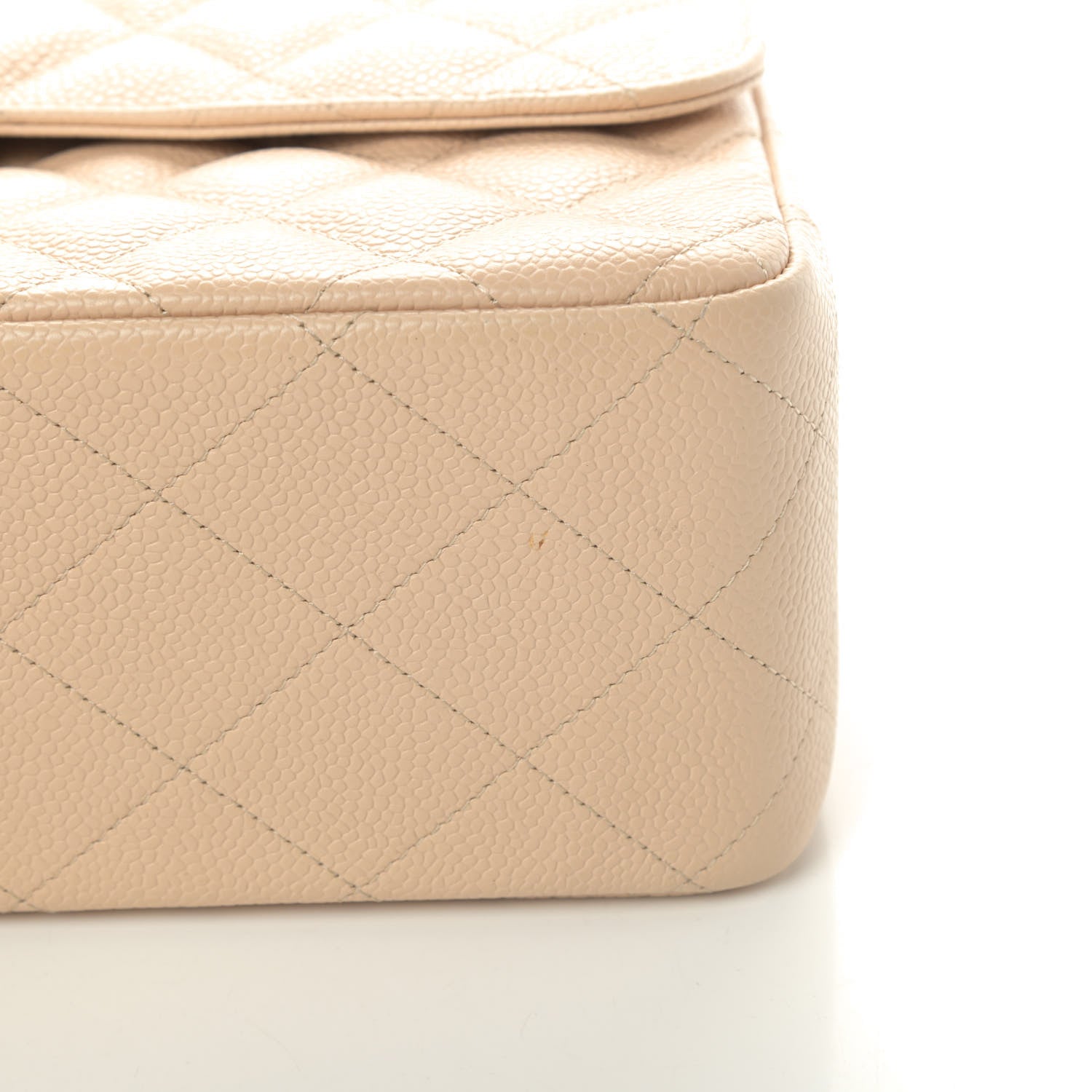 Chanel Caviar Quilted Jumbo Double Flap Beige Clair 5 of 5