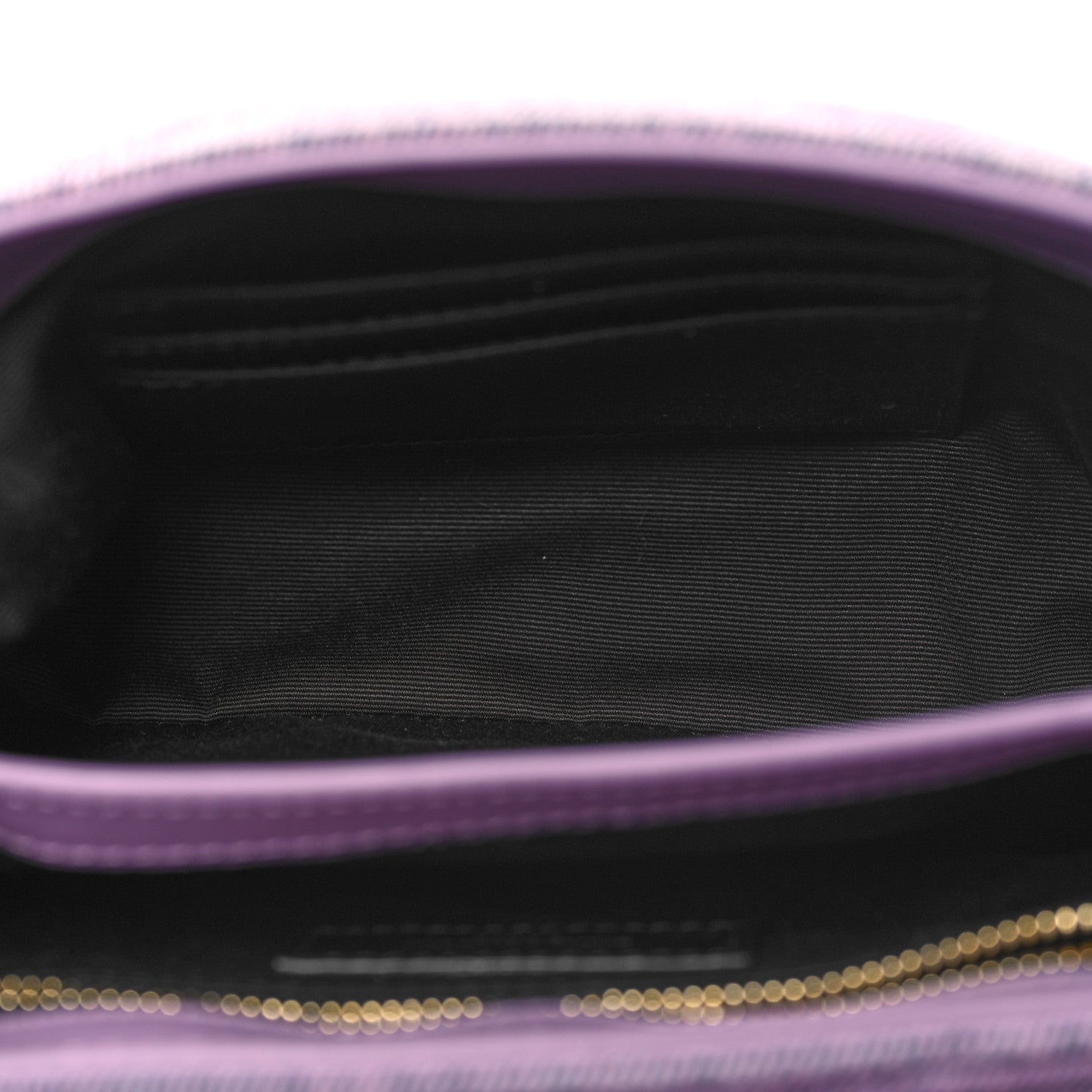 Saint Laurent Denim Y Quilted Monogram Toy Loulou Crossbody Bag Bleached Lilac 5 of 11