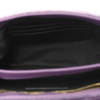Saint Laurent Denim Y Quilted Monogram Toy Loulou Crossbody Bag Bleached Lilac 5 of 11