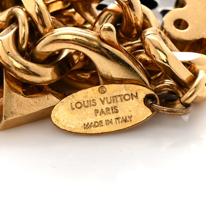 Louis Vuitton Monogram Hide and Seek Bracelet Gold 5 of 8