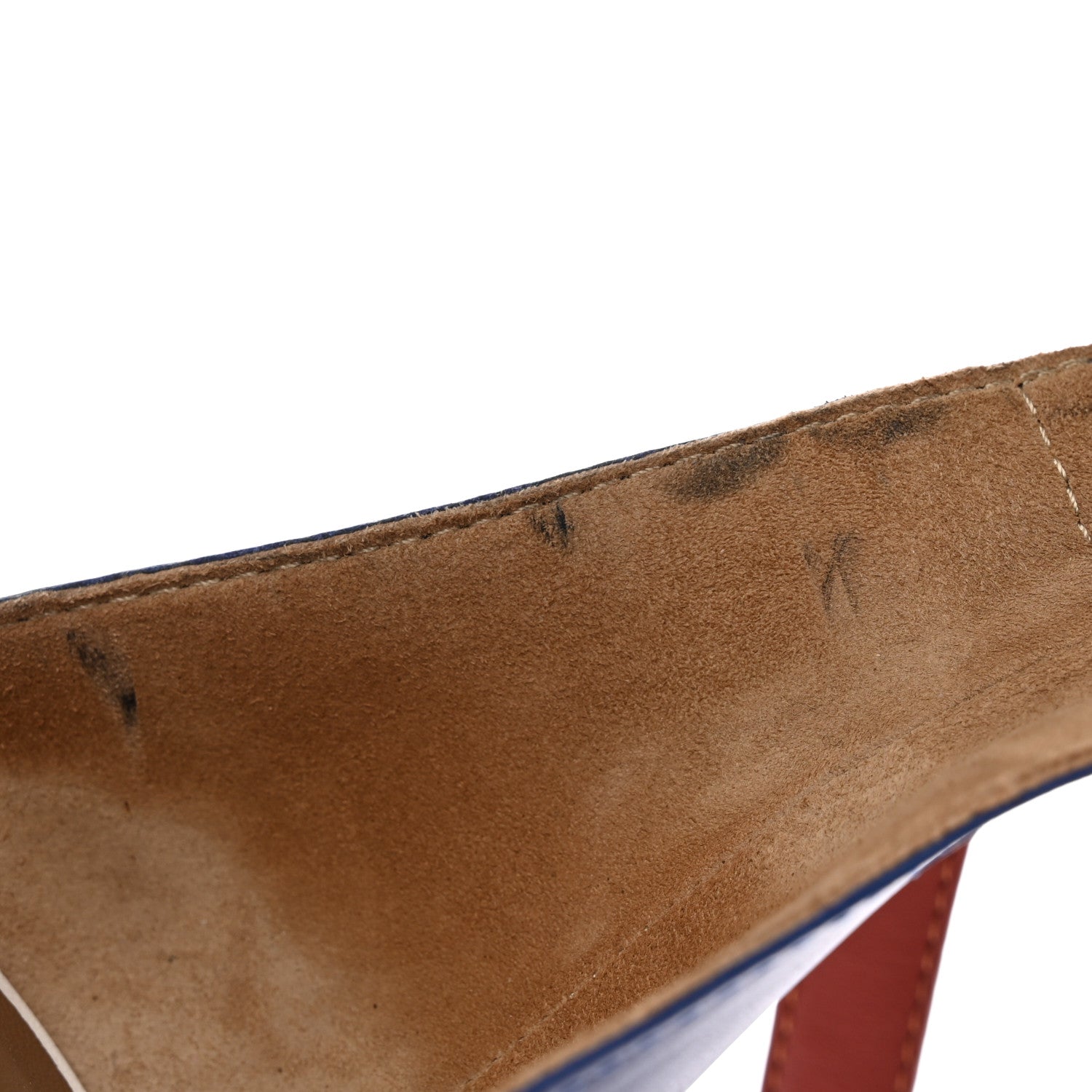 Hermes Box Calfskin Manege Sandals 38.5 Multicolor Blue Maritime 20 of 20