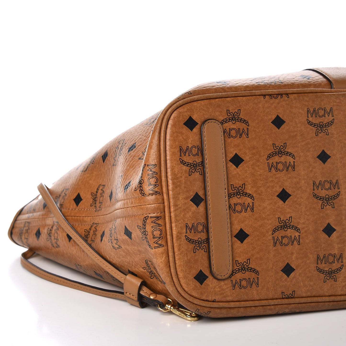 Visetos Medium Liz Reversible Shopper Tote Cognac