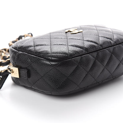 Chanel Caviar Quilted Camera Case Black 8 of 9