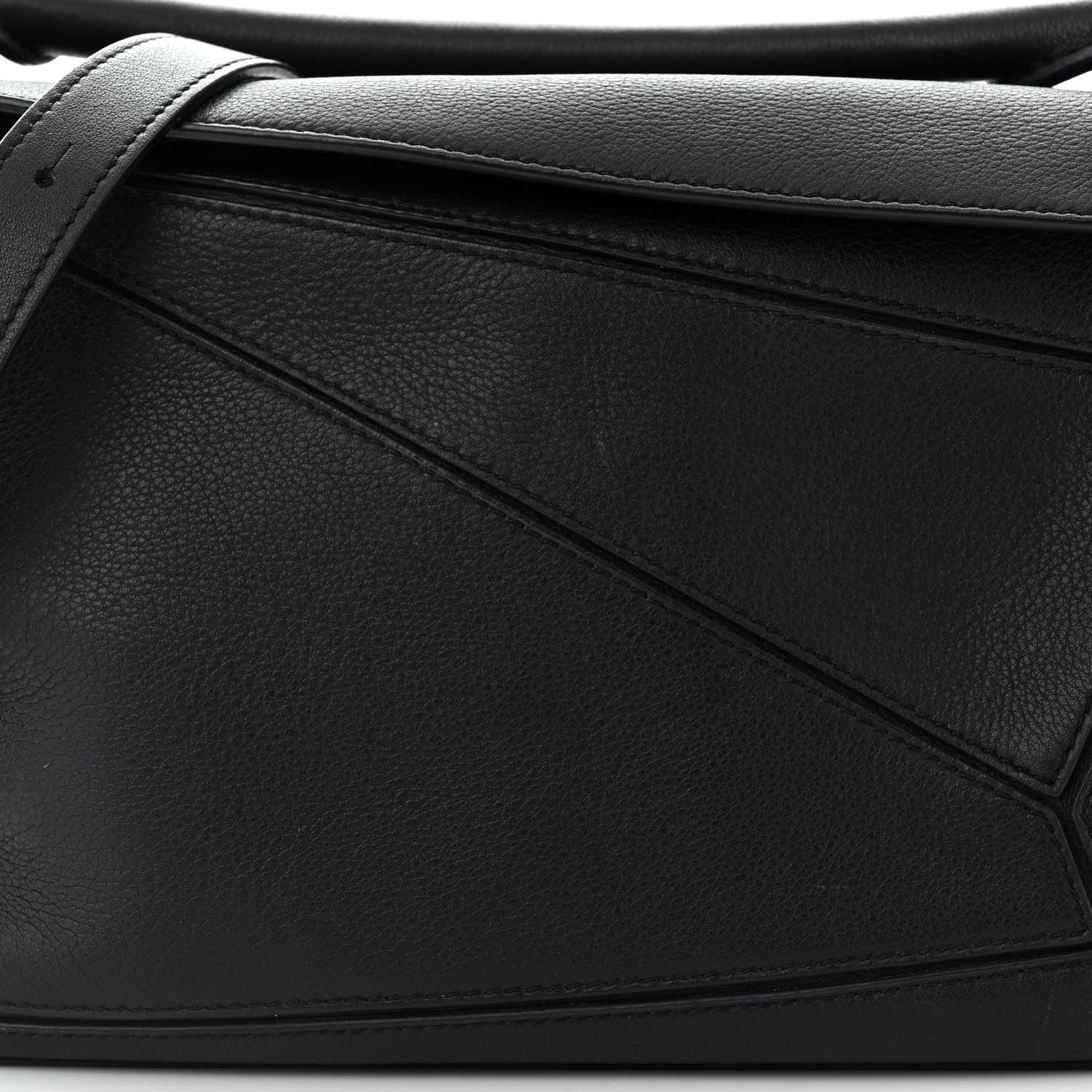 Loewe Calfskin Small Puzzle Bag Black 8 of 11