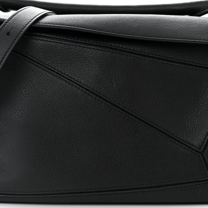 Loewe Calfskin Small Puzzle Bag Black 8 of 11