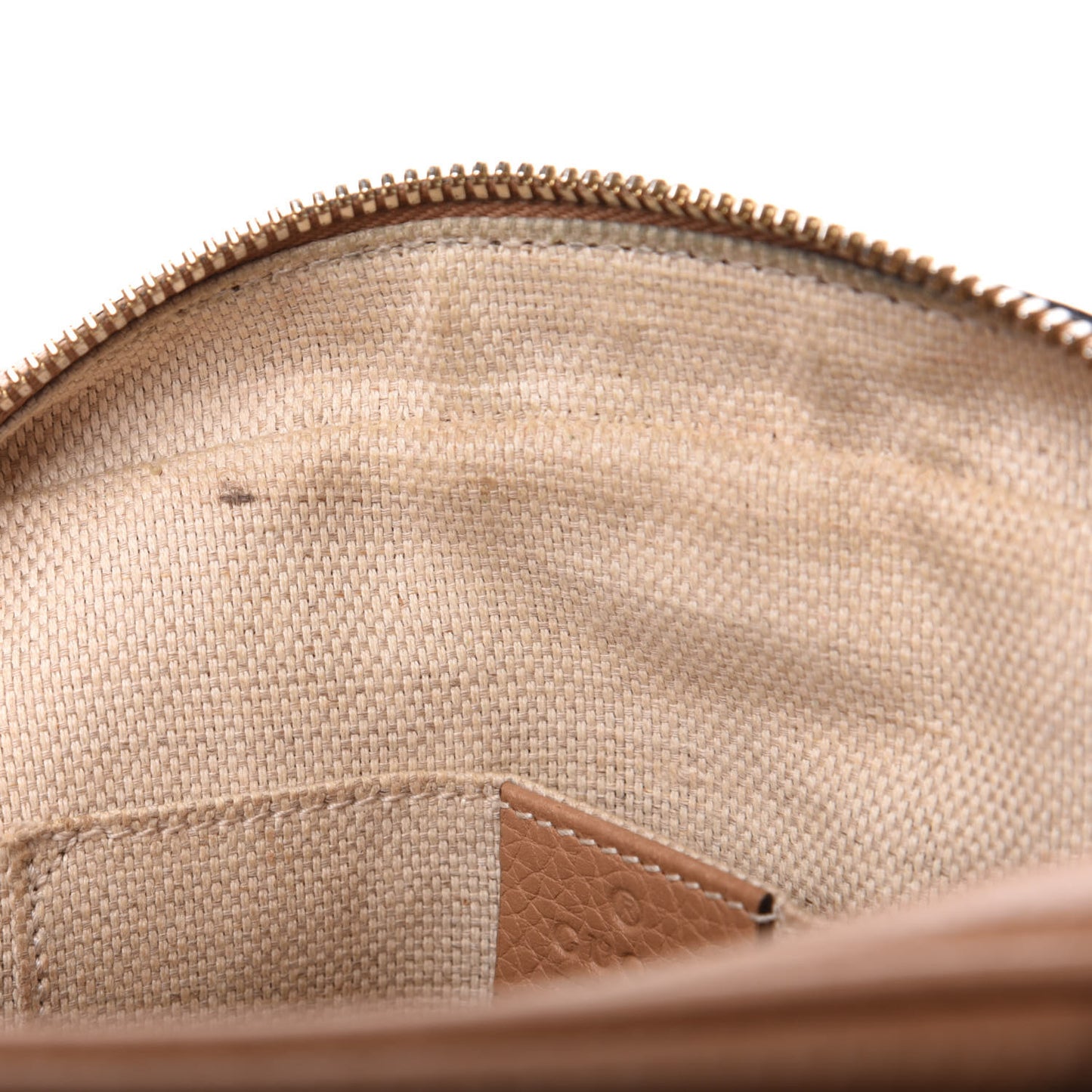 Pebbled Calfskin Small Soho Disco Bag Rose Beige