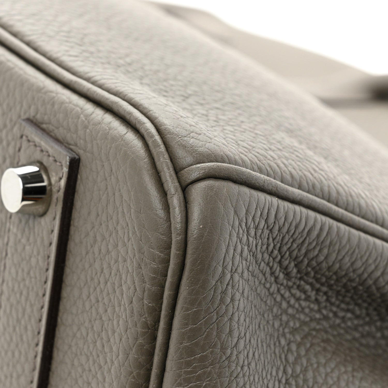 Hermes Togo Birkin 40 Etain 11 of 14