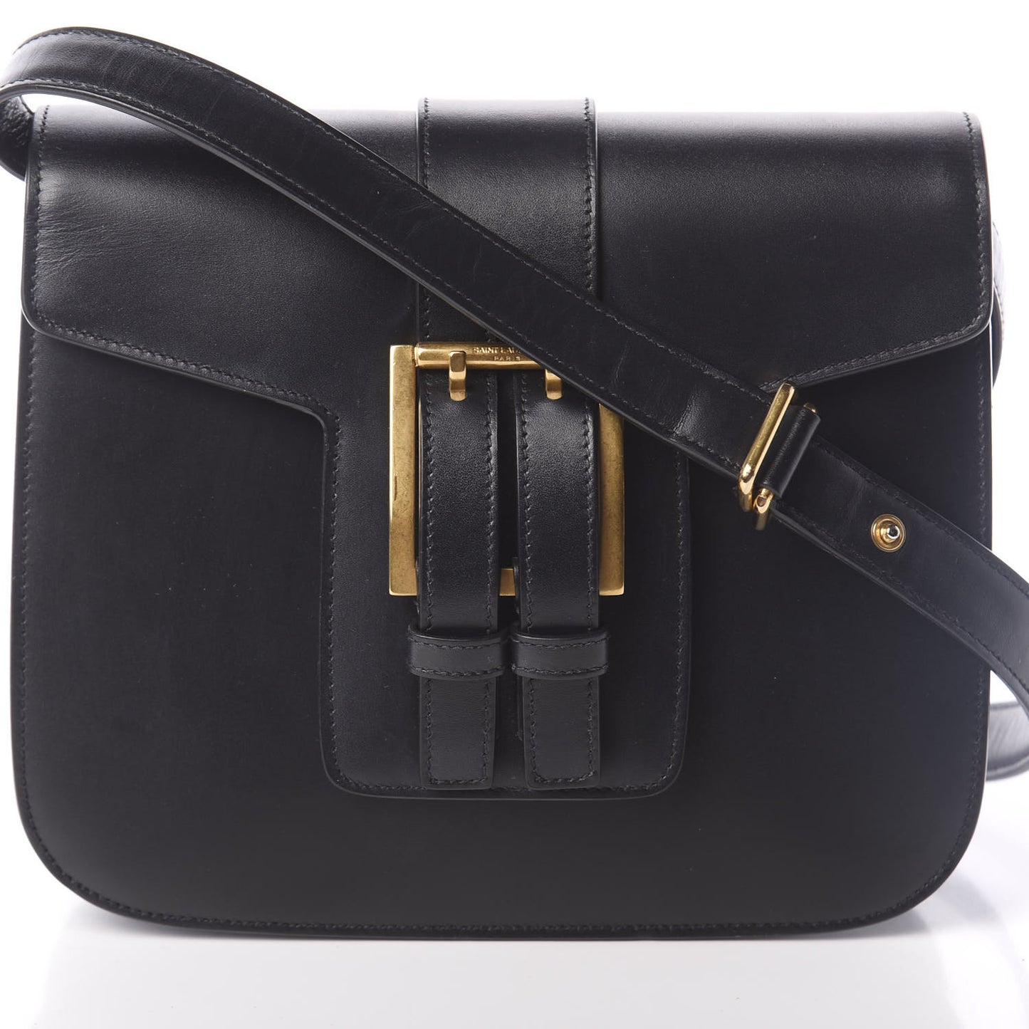 Smooth Calfskin Nico Shoulder Bag Black