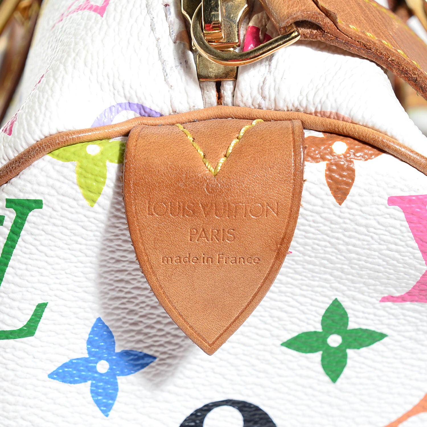 Louis Vuitton Monogram Multicolor Speedy 30 White 7 of 7