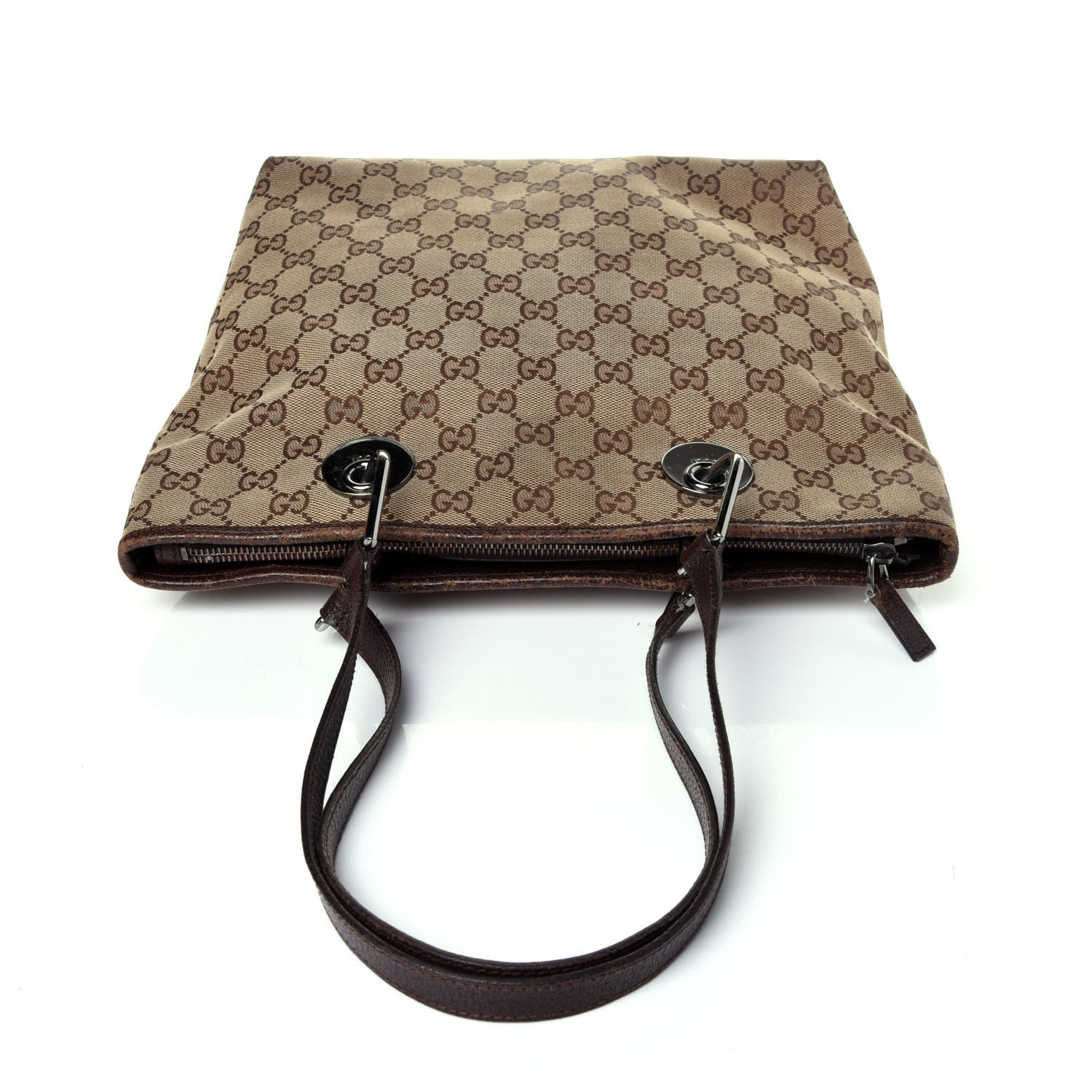 Gucci Monogram Eclipse Tote Brown 12 of 14