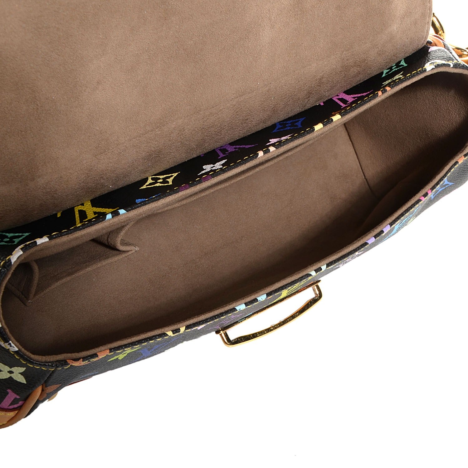Louis Vuitton Monogram Multicolor Beverly MM Black 5 of 7