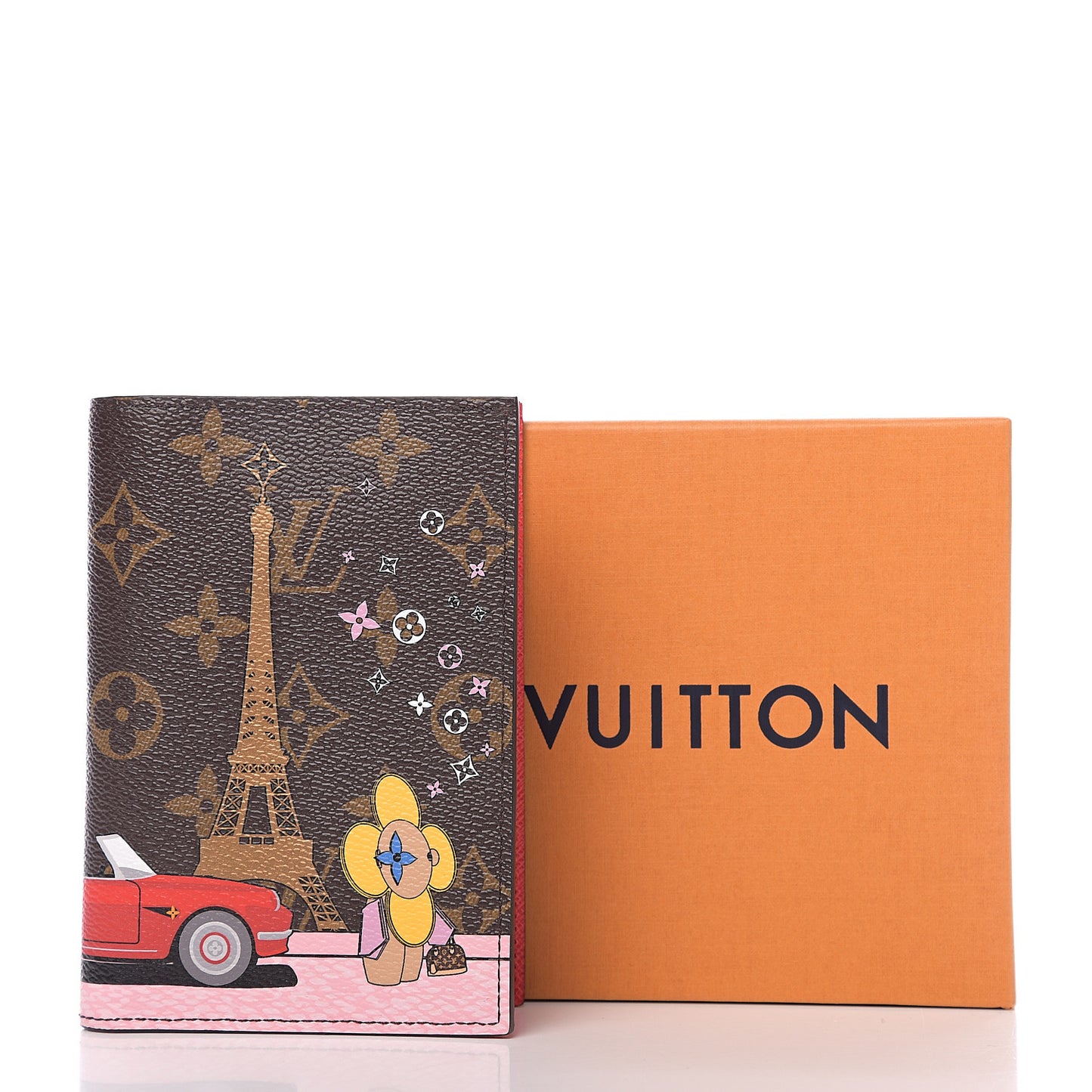 Monogram 2019 Christmas Animation Passport Cover Rouge
