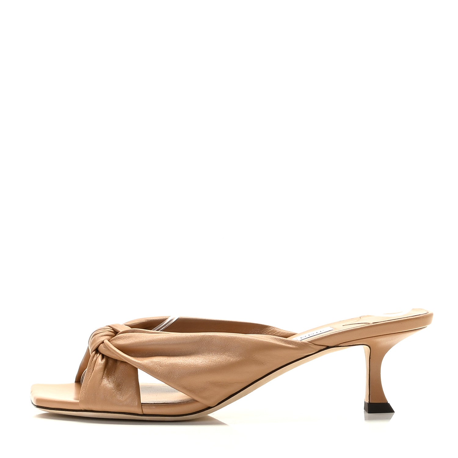 Jimmy Choo Nappa Avenue 50 Mules 39 Caramel 1 of 15