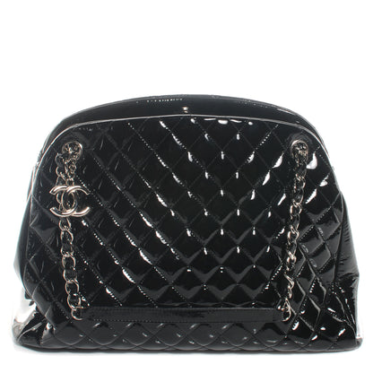 Chanel Patent Leather Large Just Mademoiselle Black 1 of 6