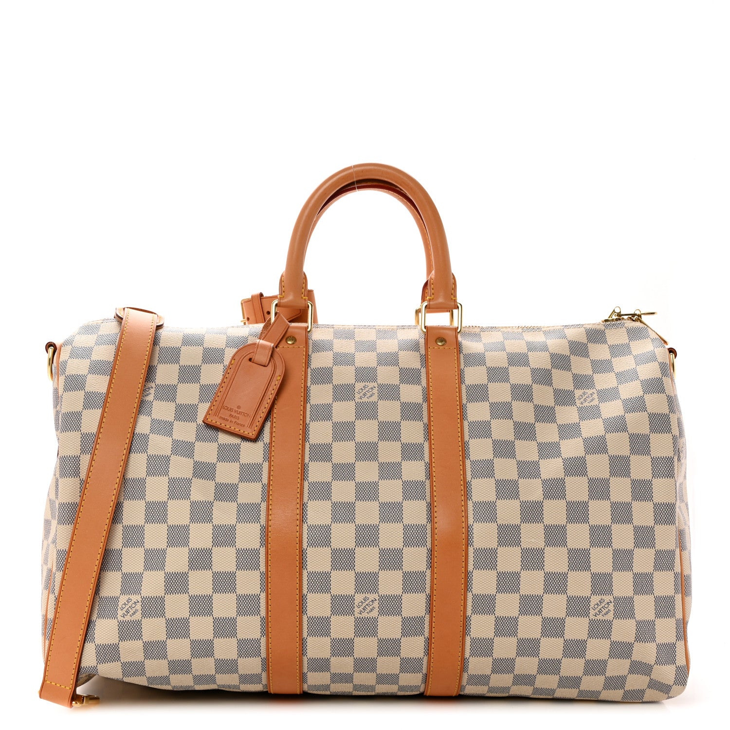 Louis Vuitton Damier Azur Keepall Bandouliere 45 1 of 16