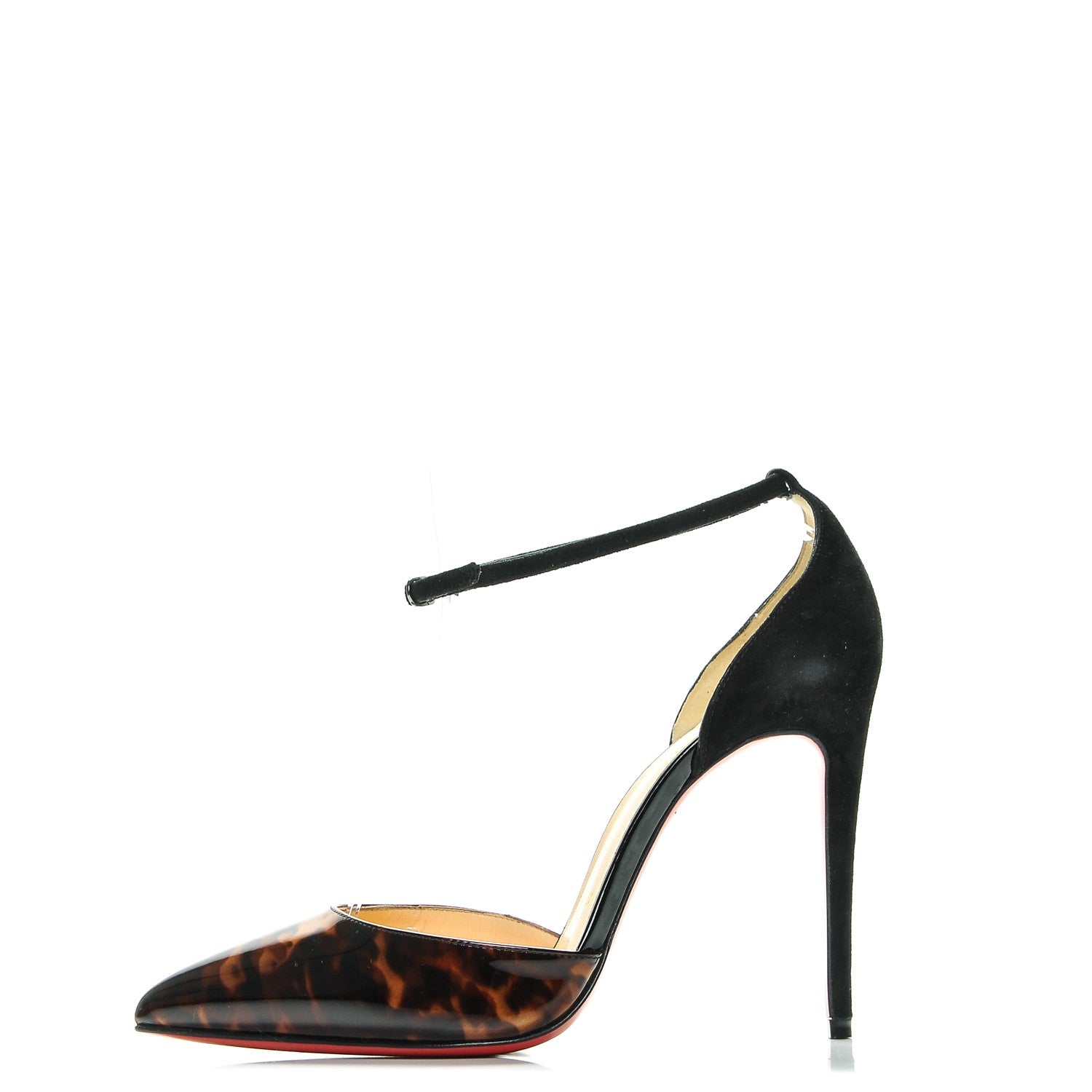 Christian Louboutin Patent Tartaruga Uptown 100 Pumps 36 Version Testa Di Moro 1 of 7