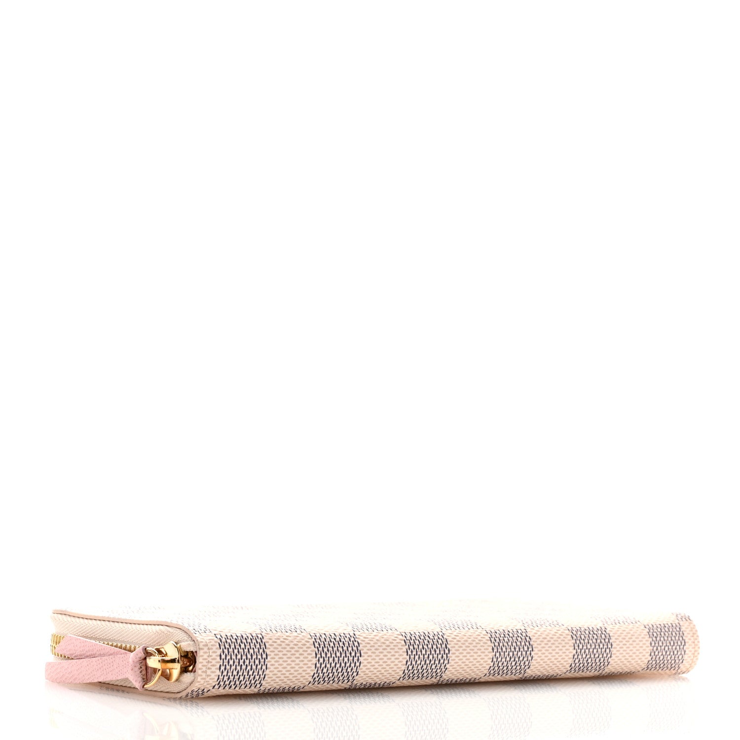Louis Vuitton Damier Azur Clemence Wallet Rose Ballerine 4 of 6
