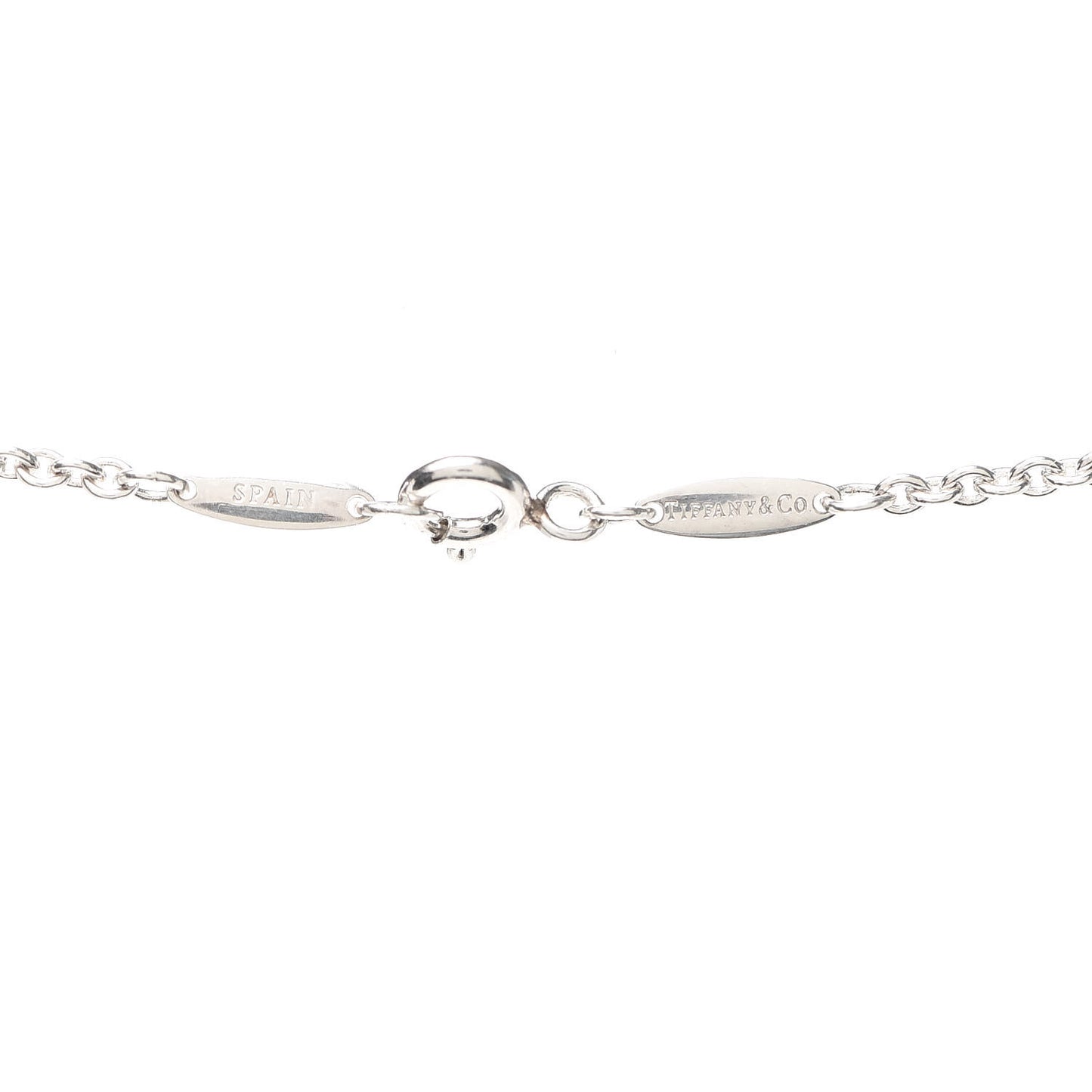 Sterling Silver Elsa Peretti Open Heart Lariat Necklace