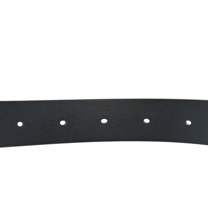 Christian Dior Calfskin 30 Montaigne Cut-Out CD Belt 80 32 Black 5 of 5