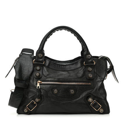 Balenciaga Agneau Giant 21 Rose Gold Hardware City Black 1 of 18