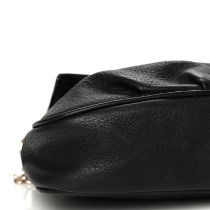 Fendi Vitello Flamingo Enamel Fendista Pouchette Crossbody Black 21 of 22