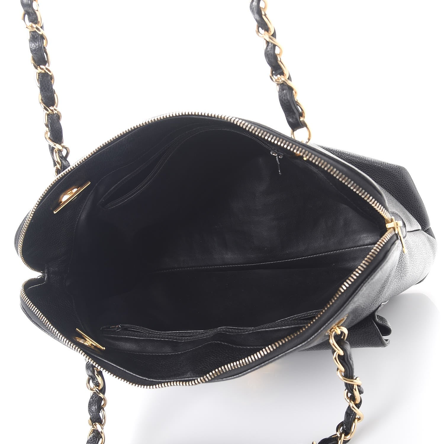 Chanel Caviar Flap Shoulder Bag Black 5 of 10