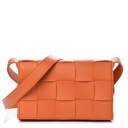 Bottega Veneta Nappa Maxi Intreccio Cassette Bag Burned Orange 1 of 10