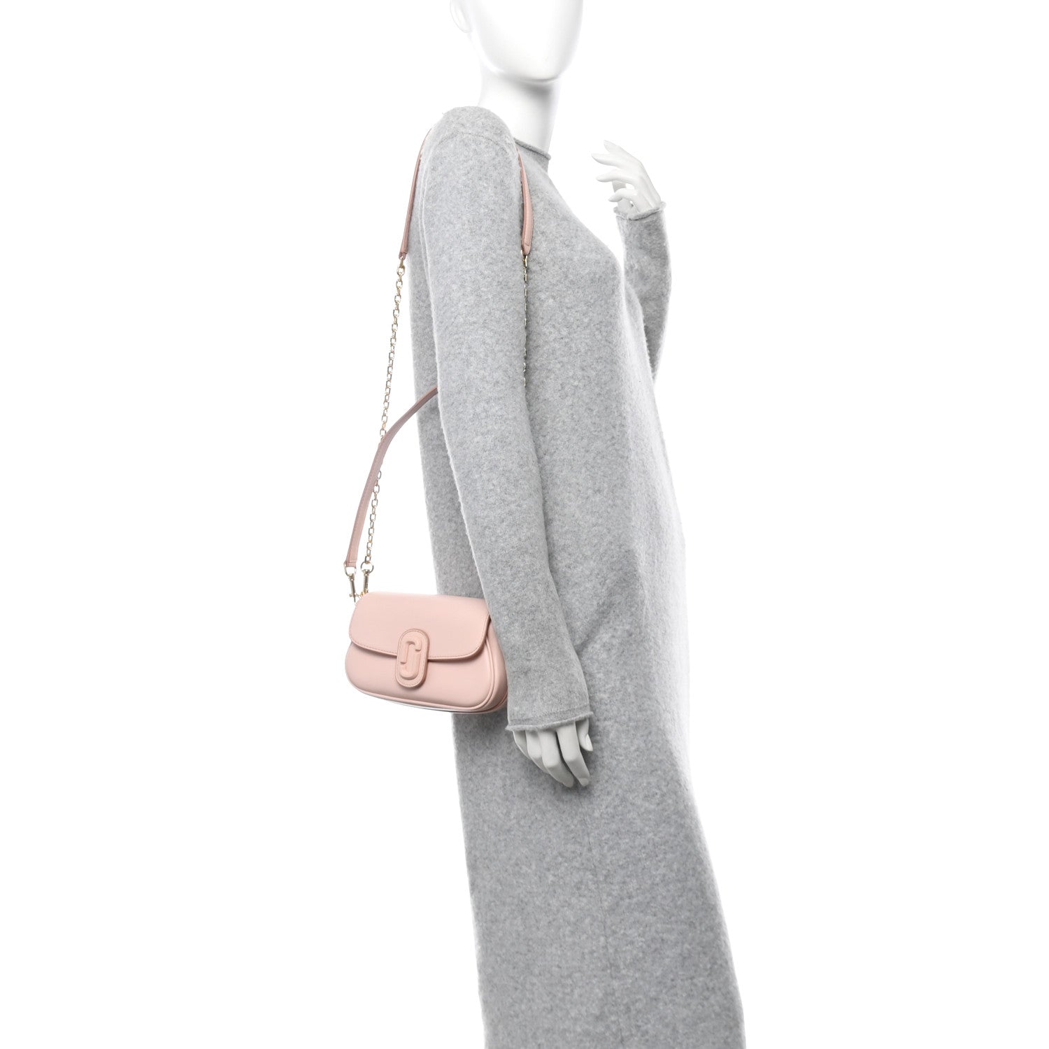 Marc Jacobs Calfskin Medium The Clover shoulder Bag Rose 2 of 11