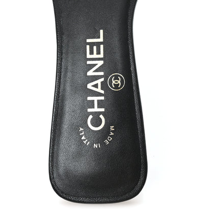 Chanel Lambskin CC Turnlock Mules 36.5 Black 8 of 9