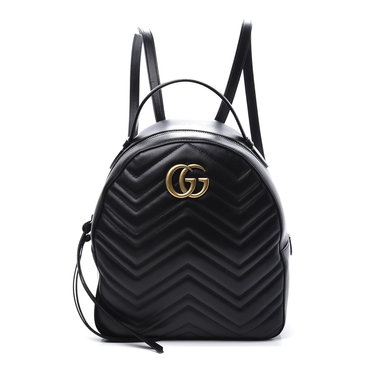Calfskin Matelasse GG Marmont Dome Backpack Black