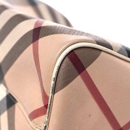 Burberry Supernova Check Metallic Small Chester Bowling Bag Gold 8 of 19