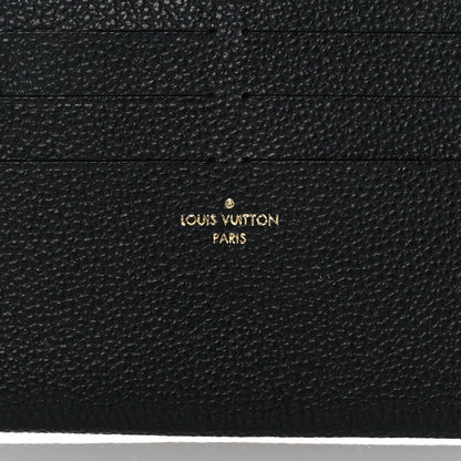 Louis Vuitton Calfskin Felicie Chain Wallet Card Holder Insert Black 6 of 6