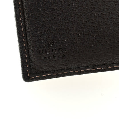 Gucci Monogram Abbey Compact Wallet Dark Brown 6 of 6
