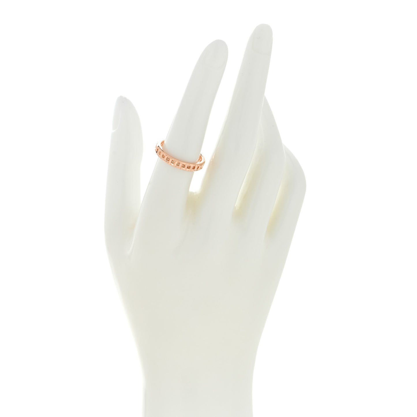 18K Rose Gold Narrow T True Ring 54 7